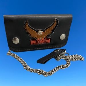 Harley Davidson Leather Chain Wallet